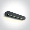 9W sieninis lauko šviestuvas, antracito sp., 3000K, IP65, 67526A2/AN/W