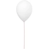 Sieninis šviestuvas BALLOON, E27, baltas, su jungikliu