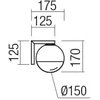 Sieninis šviestuvas BERRY, G9, chromo/dūmų sp., 01-2275
