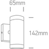 Cilindro formos šviestuvas, GU10, antracito sp., 67130/AN