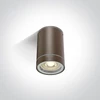Cilindro formos šviestuvas, GU10, rūdžių sp., 67130C/BR