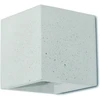 Sieninis šviestuvas CONCRETE, G9, baltas, 4096902