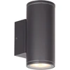 Sieninis šviestuvas CORVO, GU10, tamsiai pilkas, IP65, 4309800