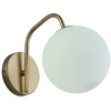 Sieninis šviestuvas GLOBE, E14, baltos/juodos/aukso sp., 3094600