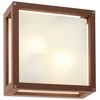 Paviršinis lauko šviestuvas BRICK GLASS, E27, rūdžių sp., IP54, 9893