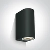 Paviršinis šviestuvas, 2xGU10, juodas, IP65, 67142G/B