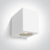 Paviršinis šviestuvas, GU10, baltas, IP65, 67142H/W