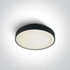 Plafonas, E27, juodas, 67280E/B