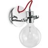 Sieninis šviestuvas Ideal Lux Wall lamp with 1 light Radijas, E27, chrome