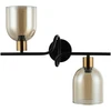 Italux Sieninis šviestuvas Servio WL-66892-2A-BK-AMB