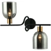 Italux Sieninis šviestuvas Servio WL-66892-2A-BK-SG