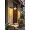 Sieninis fasado šviestuvas TOURS, E27, juodas, IP65, A4048080N