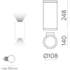 Sieninis fasado šviestuvas NORI, E27, antracito sp., IP65, A2044181GR