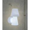 Sieninis fasado šviestuvas LOLA WALL, E27, baltas, IP44