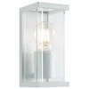 Sieninis šviestuvas Sieninis lauko šviestuvas VITRA, E27, baltas, IP54, 9106