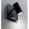Sieninis šviestuvas Ideal Lux Wall lamp with 1 light SPOT, GU10, juodas