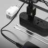 Dudao A27TCEU PD 30W GaN USB-A USB-C sieninis įkroviklis su USB-C laidu - Baltas