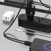 Dudao A27MaxCEU PD QC 35W USB-A USB-C sieninis įkroviklis su USB-C laidu – baltas