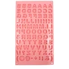 Silikoninė forma raidėms – 29,5 × 17 × 0,6 cm