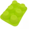 Silikoninė mini keksiukų forma (6 vnt.)