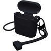 Dėklas 3Mk Protection 3mk Silicone AirPods Case Juodas for AirPods 4 - juodas