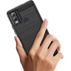 Hurtel Carbon silikoninis dėklas skirtas Nokia C22 – juodos spalvos