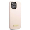 Silikoninis dėklas iPhone 13 Pro Max, rožinis Guess