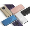 Skaidraus vaizdo dėklas su atverčiamu dangteliu juodas, skirtas Huawei nova 8i