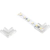 Skaidrus kampinis sujungimas 10 mm LED juostai
