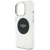 Dėklas Guess IML Metal Colored Circle Classic Logo MagSafe Apple iPhone 16 Pro Max juodos spalvos