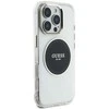 Dėklas Guess IML Metal Colored Circle Classic Logo MagSafe Apple iPhone 16 Pro Max juodos spalvos