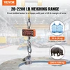 VEVOR Elektroninės svarstyklės kranui, 1000 kg
