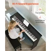 VEVOR Elektrinis pianinas su 88 klavišais ir stovu