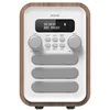 Skaitmeninis radijas Denver DAB-48WHITE, baltas, medžio spalvos