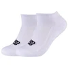 Skechers 2 poros pagrindinės amortizuojančios sportinio stiliaus kojinės SK43024-1000 Baltos 39-42