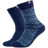 Skechers 2PPK Vyrų Laisvalaikio Žakardo Kojinės SK41049-5501 Tamsiai Mėlyna 39-42