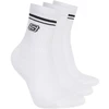 Skechers 3 porų moteriškų žemų kojinių rinkinys S601827-WHT, baltos, 39–42 dydis
