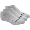 Skechers 3 porų unisex kojinės be kilpinio audinio, žemo profilio (pėdutės), S114041-020, pilkos, 39-42 dydis