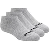 Skechers 3 porų unisex kojinės be kilpinio audinio, žemo profilio (pėdutės), S114041-020, pilkos, 39-42 dydis