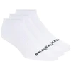 Skechers 3 porų unisex ne kilpinės pėdutės (no show) S114041-100 baltos 39-42