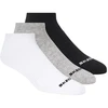 Skechers 3 porų unisex pėdučių tipo kojinės be kilpinio audinio S114041-107 baltos 39-42