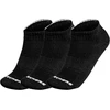Skechers 3 porų unisex Terry ketvirčio ilgio kojinės S111035-001 juodos 35-38