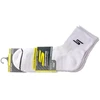 Skechers 3 porų vyriškos trumpos „Prem Basic“ kojinės S119050H-WHT baltos 43-46