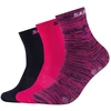 Skechers 3PPK moteriškos kojinės su tinkleliu ventiliacijai, SK41053-0401, rožinės spalvos, 27-30 dydis