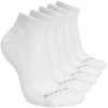 Skechers 5 porų unisex 1/2 terry tipo ketvirčio ilgio kojinės S602095-100 baltos 39-42