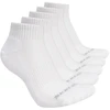 Skechers 5 porų unisex 1/2 terry tipo ketvirčio ilgio kojinės S602095-100 baltos 39-42