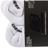 Skechers 6 poros Unisex pusilgio pusiau frotinės kojinės S118210-WHT Baltos 41-46