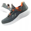 Skechers Bounder Slip-ins Vaikiski Sportiniai Bateliai Mergaitėms/Berniukams Pilki