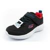 Skechers Bounder vaikiški sportiniai batukai su lipukais, lengvi, madingi, juodi