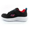 Skechers Bounder vaikiški sportiniai batukai su lipukais, lengvi, madingi, juodi